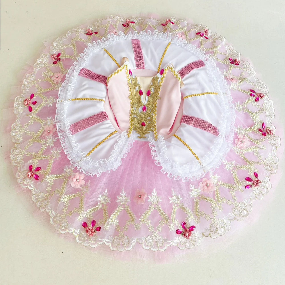 Professional Ballet Tutu Skirt Cute Costume Girl Swan Dance Leotard