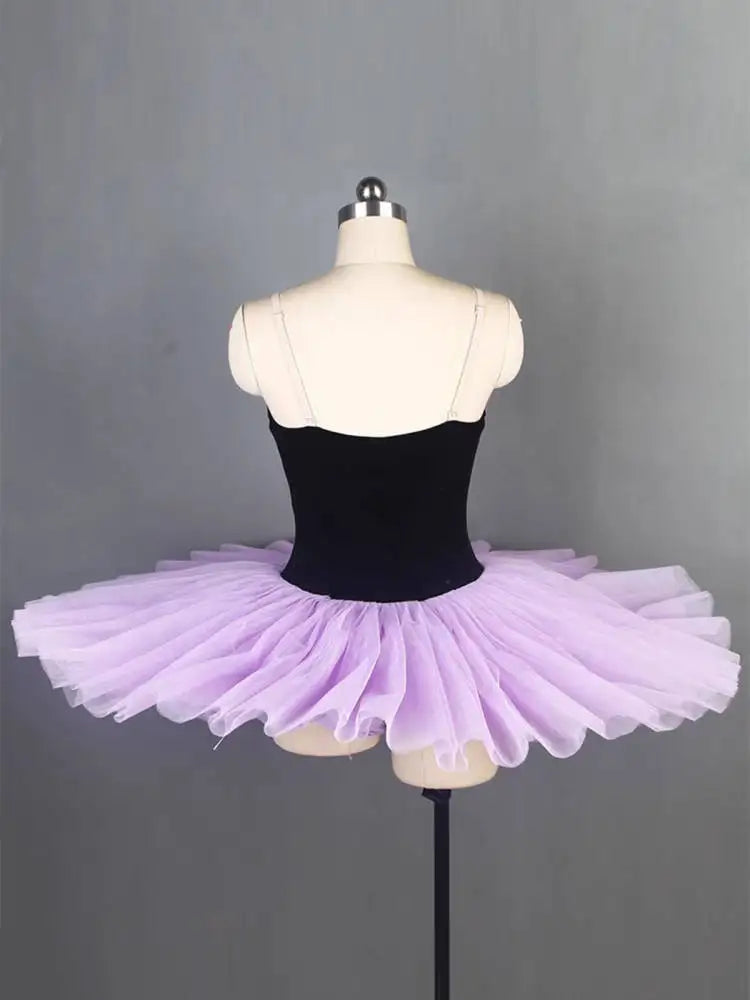 
                      
                        Professional Tutu Black Light Purple Ballet Dance Costume For Girls
                      
                    