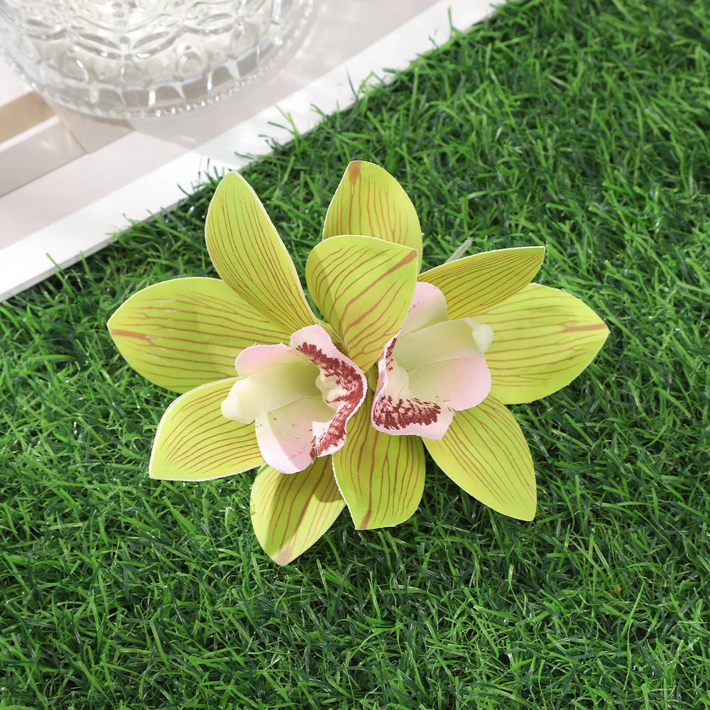 
                      
                        Orchid Flower Hair Clip Bohemian Small Hairpin Bridal Barrette Beach Wedding Accessories
                      
                    