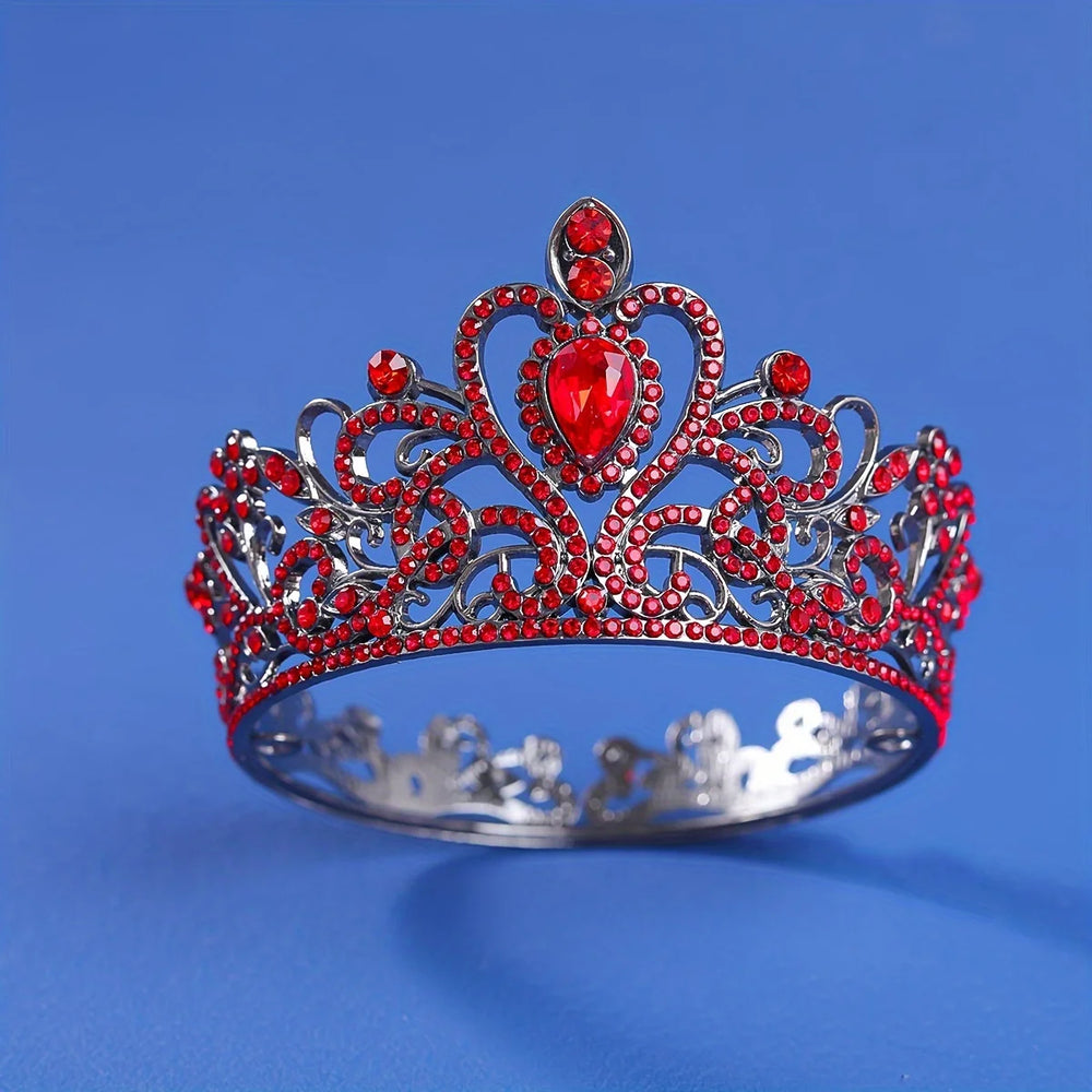 
                      
                        Round Diadem Royal Queen King Tiara Crown Wedding Party Pageant Jewelry Accessories
                      
                    