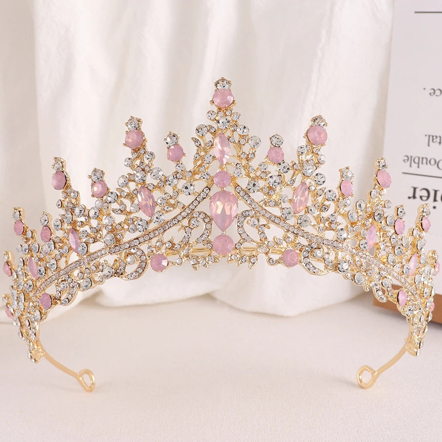 Elegant Crystal Tiaras Wedding Party Prom Birthday Hair Accessory