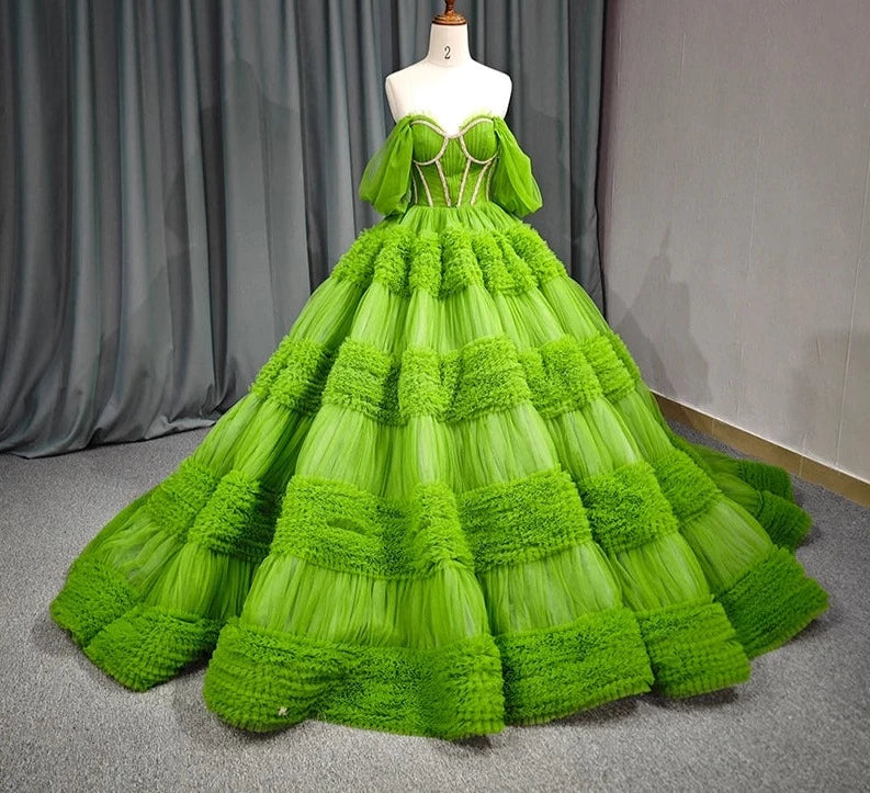 Green Quinceanera Dress