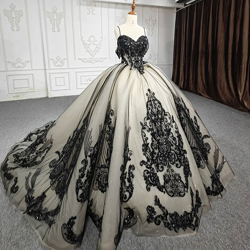 
                      
                        Gorgeous Black Quinceañera Dress
                      
                    