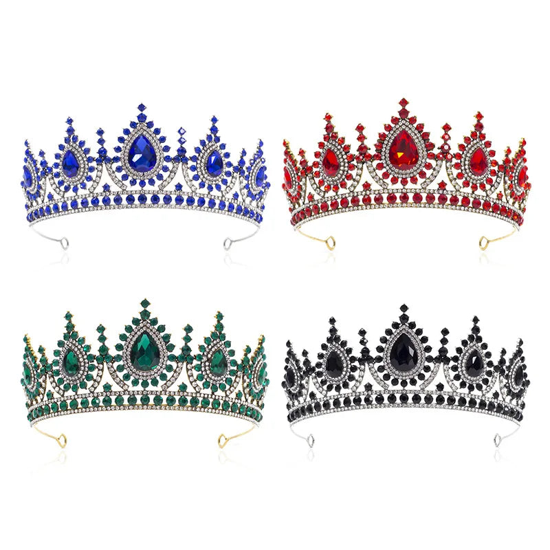 
                      
                        Noble Crystal Rhinestone Tiara Crowns Party Pageant Birthday Hair Accessory
                      
                    