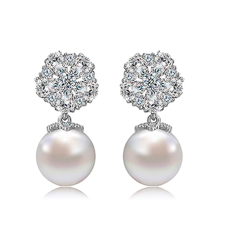 
                      
                        Fashion Imitation Pearl Drop Cubic Zirconia Wedding Earrings
                      
                    