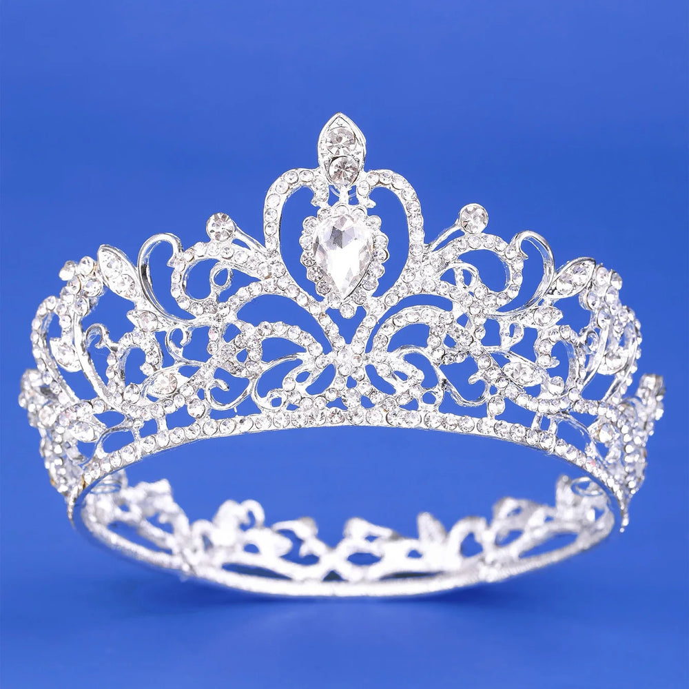 
                      
                        Round Diadem Royal Queen King Tiara Crown Wedding Party Pageant Jewelry Accessories
                      
                    