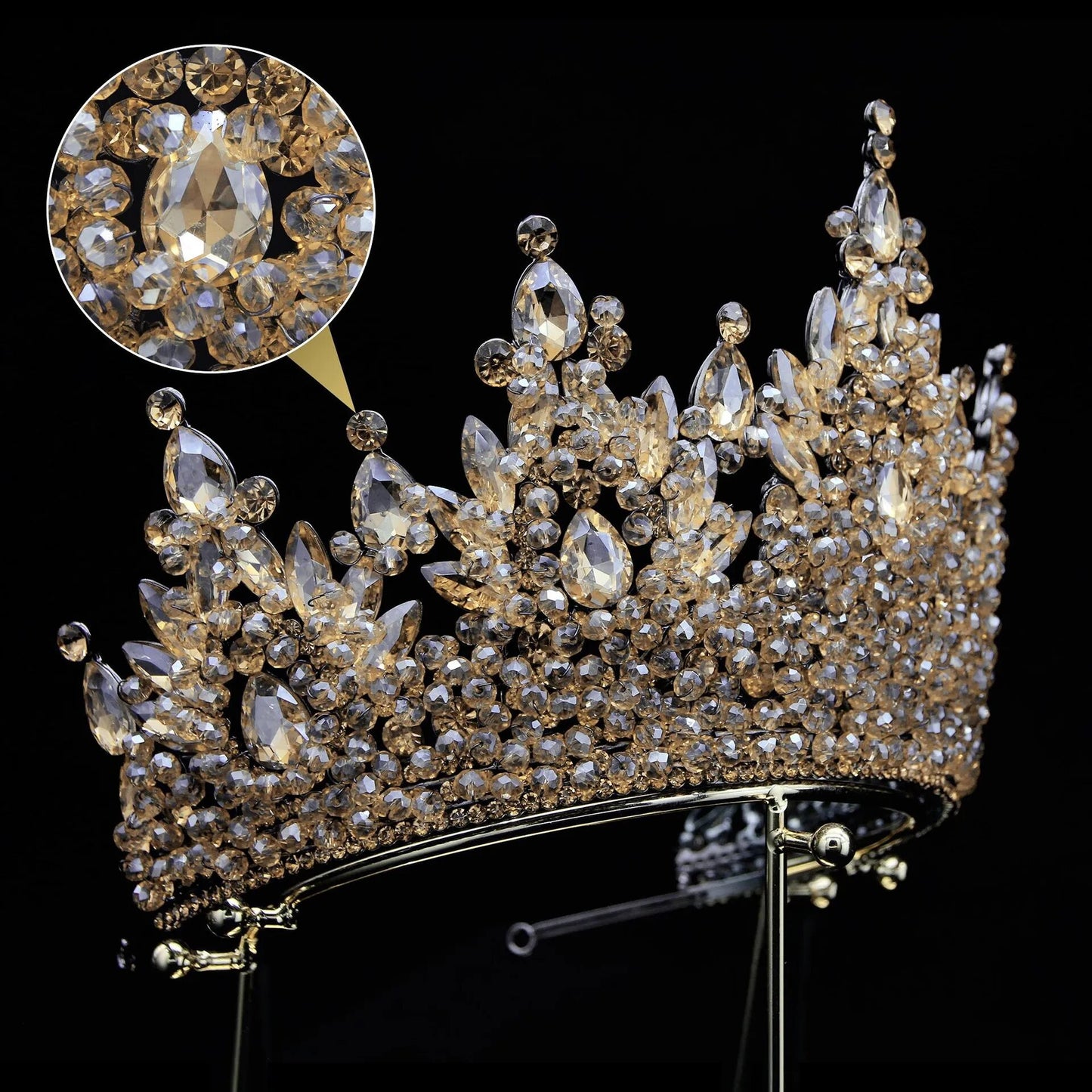 Crystal  Party Tiara Bridal Crown for Women