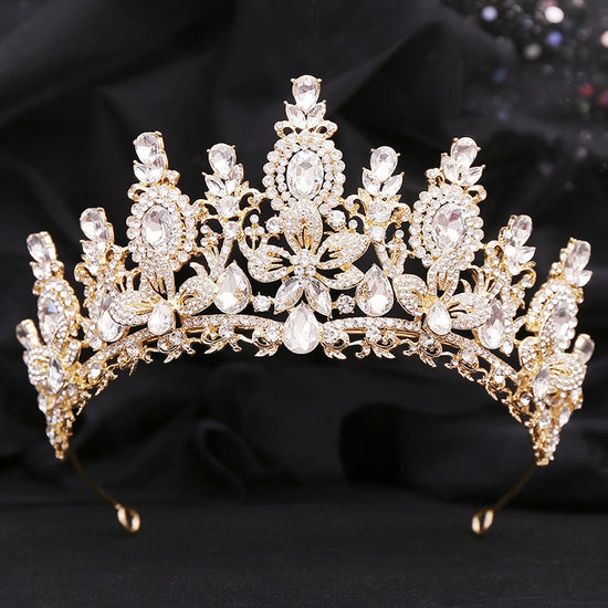 Royal Bridal Wedding Pageant Crown Princess Tiaras Hair Accessories