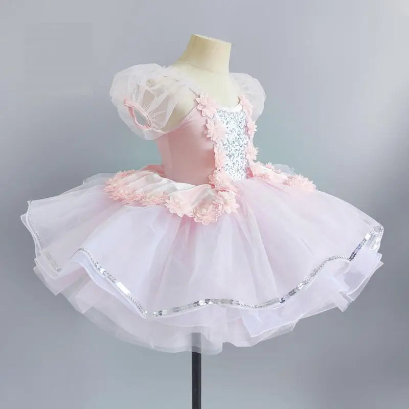 
                      
                        Girls Sequined Ballerina Dance Tutu Dress Costume
                      
                    