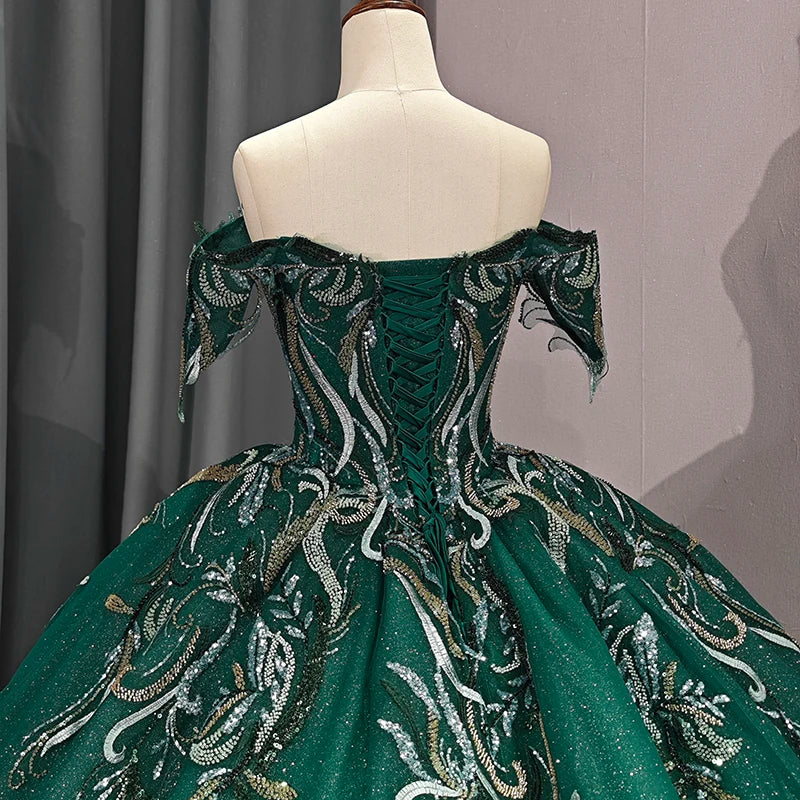 
                      
                        Green Quinceañera Dress
                      
                    