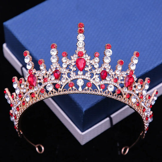 Rhinestone Crystal Tiara Wedding Party Crown Bridal Hair Jewelry