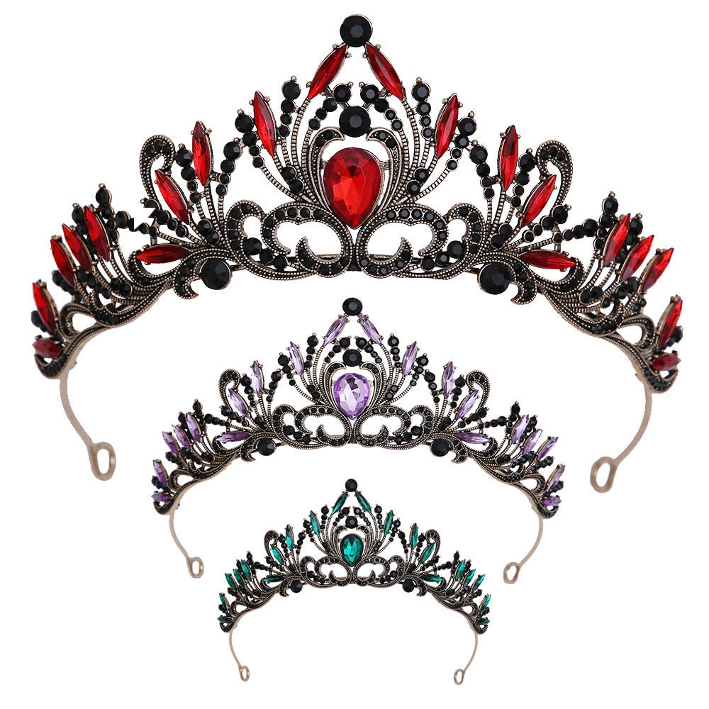 
                      
                        Baroque Crystal Tiara Crown Hair Jewelry Accessories
                      
                    