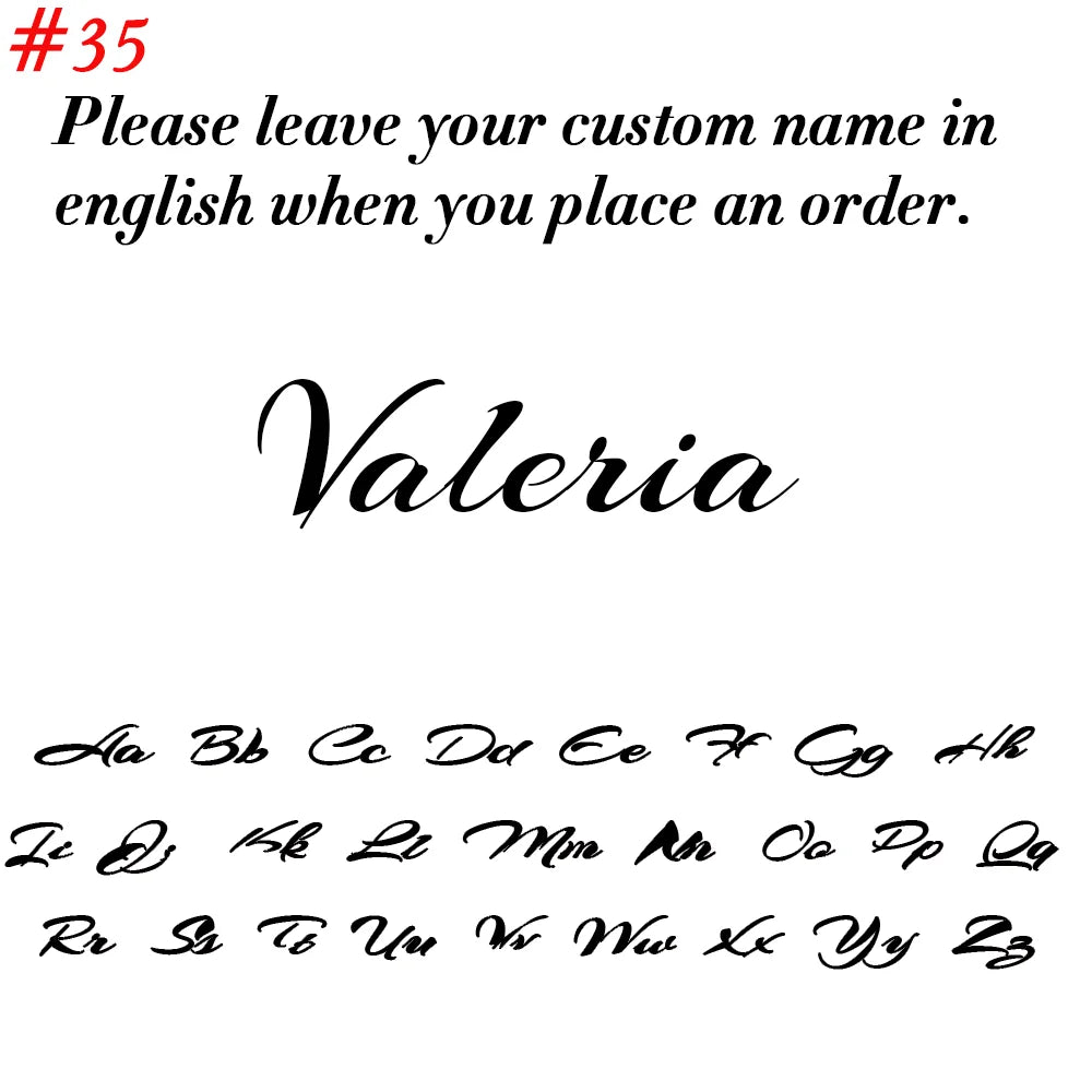 
                      
                        Custom Name Necklace for Women Personalized Cursive Letter Stainless Steel Jewelry
                      
                    