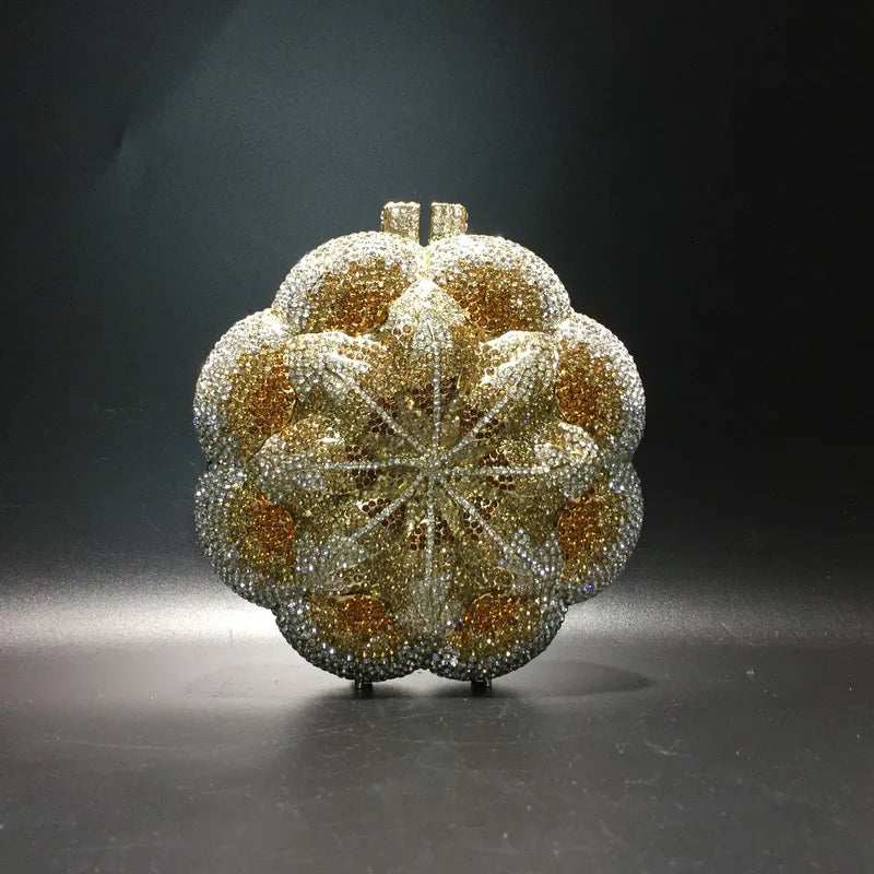 
                      
                        Crystal Rose Clutch Purse Rhinestone Evening Wedding Party Purse, elevate your evening with this exquisite rose floral mini clutch
                      
                    