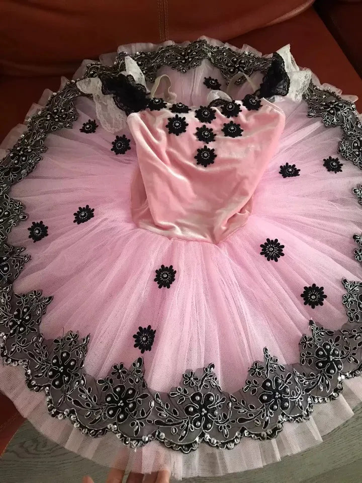 
                      
                        Girls Ballet Pancake Tutu Skirt Professional Performance Dress
                      
                    