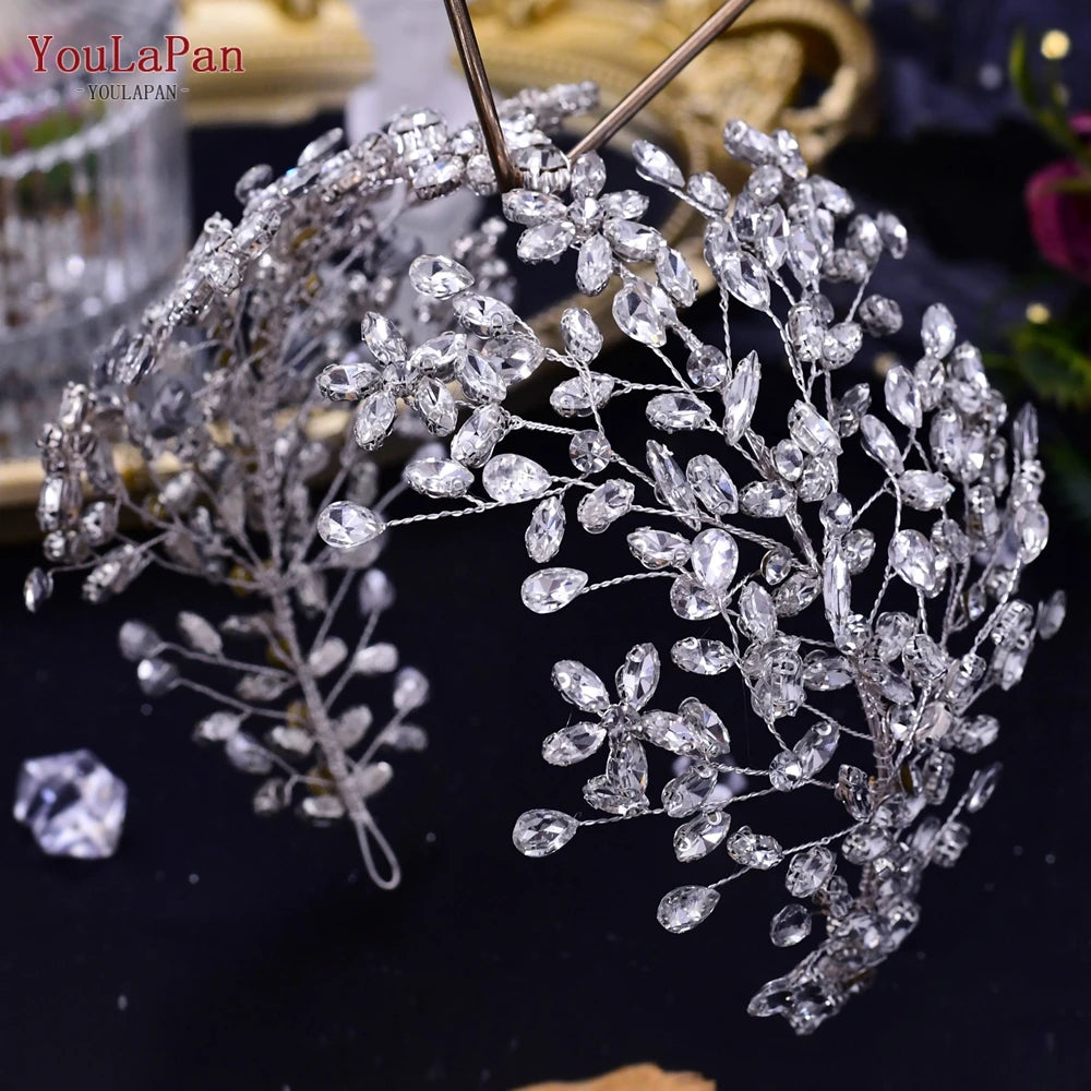 
                      
                        Bridal Tiara Crystal Rhinestone Hairbands Wedding Accessories Headbands
                      
                    