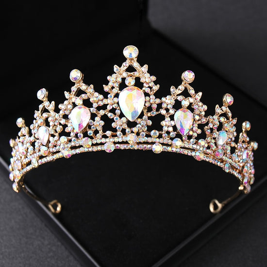 Crystal Tiara Crown Party  Hair Accessories Head Jewelry In Many Colors