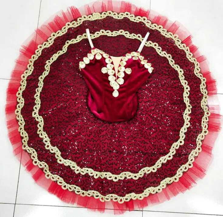 
                      
                        Classical Royal Red Ballet Platter Pancake Tutu Dress
                      
                    