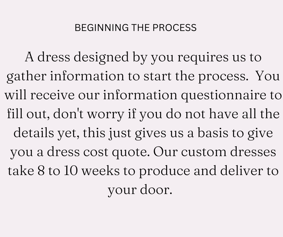 Custom Designed Wedding Dress By You