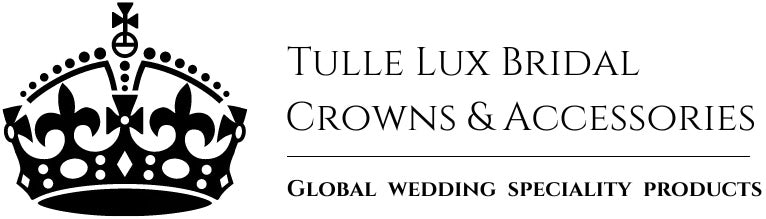 Black Over Nude Beaded Appliques Wedding Dress – TulleLux Bridal Crowns &  Accessories