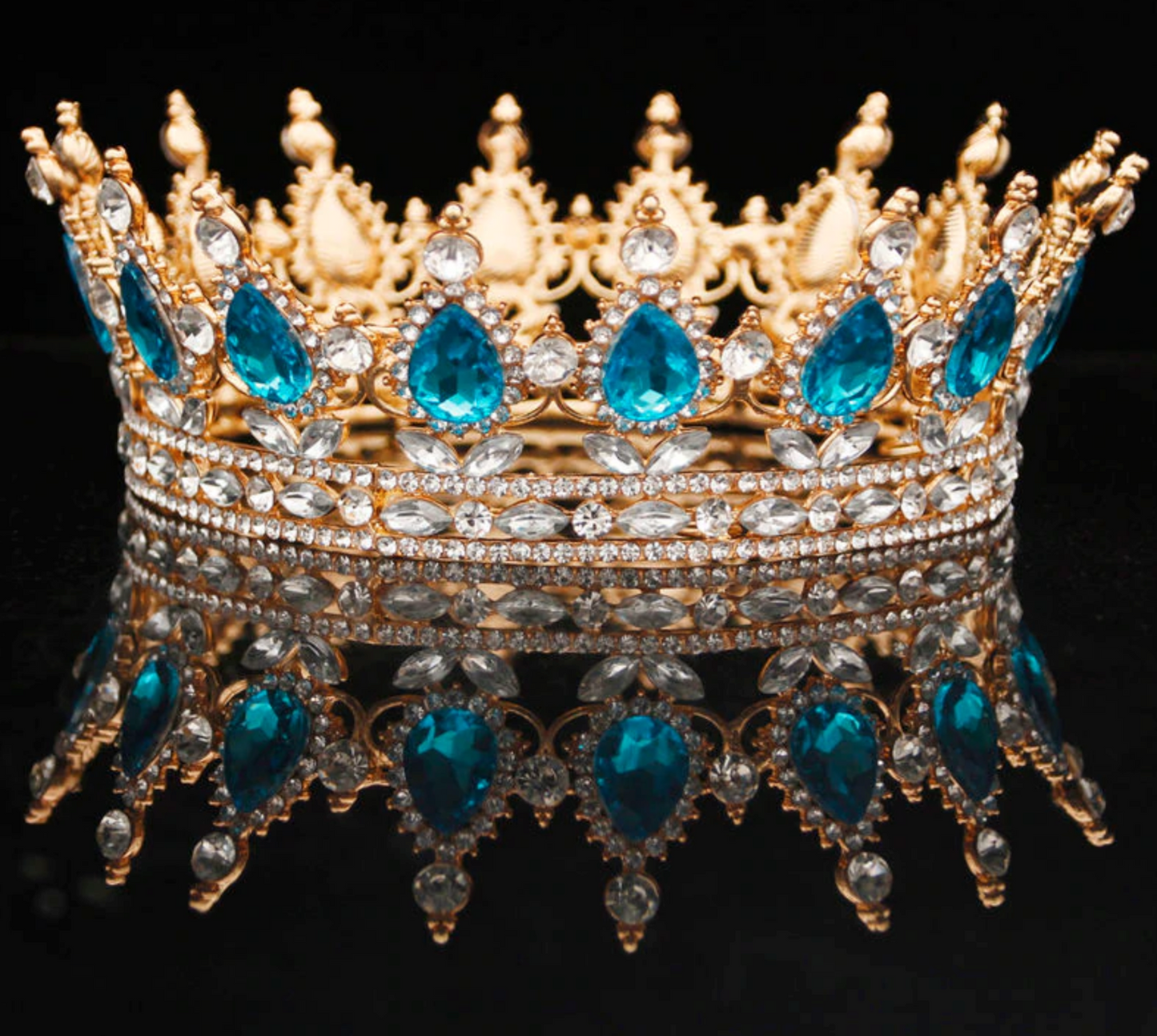 Colored Crystal Crowns & Tiaras