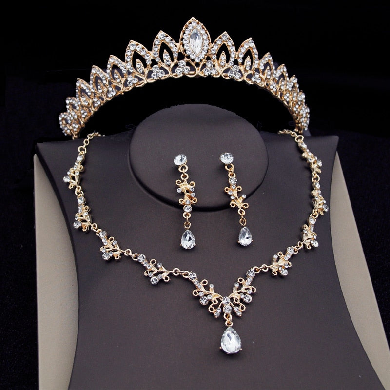 Jorsnovs Full Zircon Dubai Bridal Jewelry Set 5A India | Ubuy