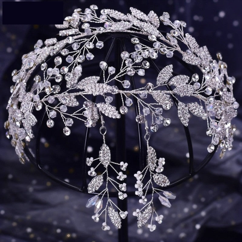 Luxury Bridal Hair Tiara Crystal Rhinestone Headband Wedding Hair Accessory
