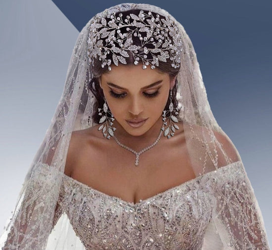 Tiaras Veils Headpieces – Shop At Home Bride