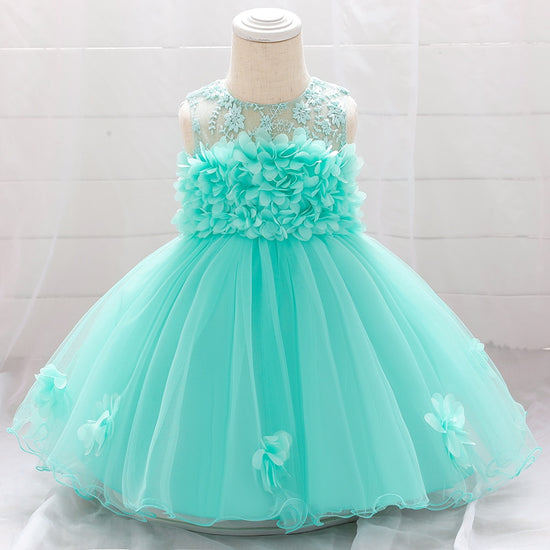 Load image into Gallery viewer, Baby Girls Dress 1 Year Birthday Princess Christening Gown
