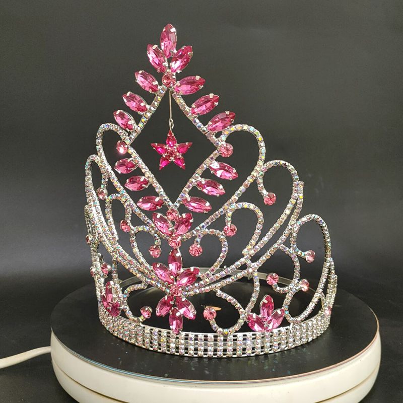 Crystal Dangle Star Tiara Beauty Birthday Crown