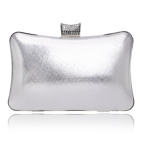 
                      
                        Simple Design Metal Diamond Evening Bag Clutche Purse
                      
                    
