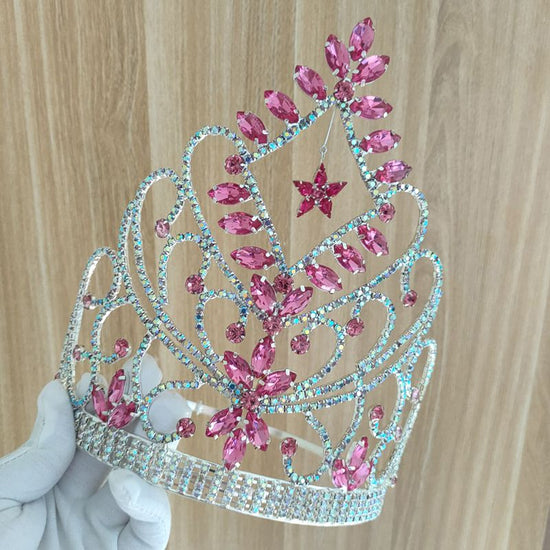 Crystal Dangle Star Tiara Beauty Birthday Crown