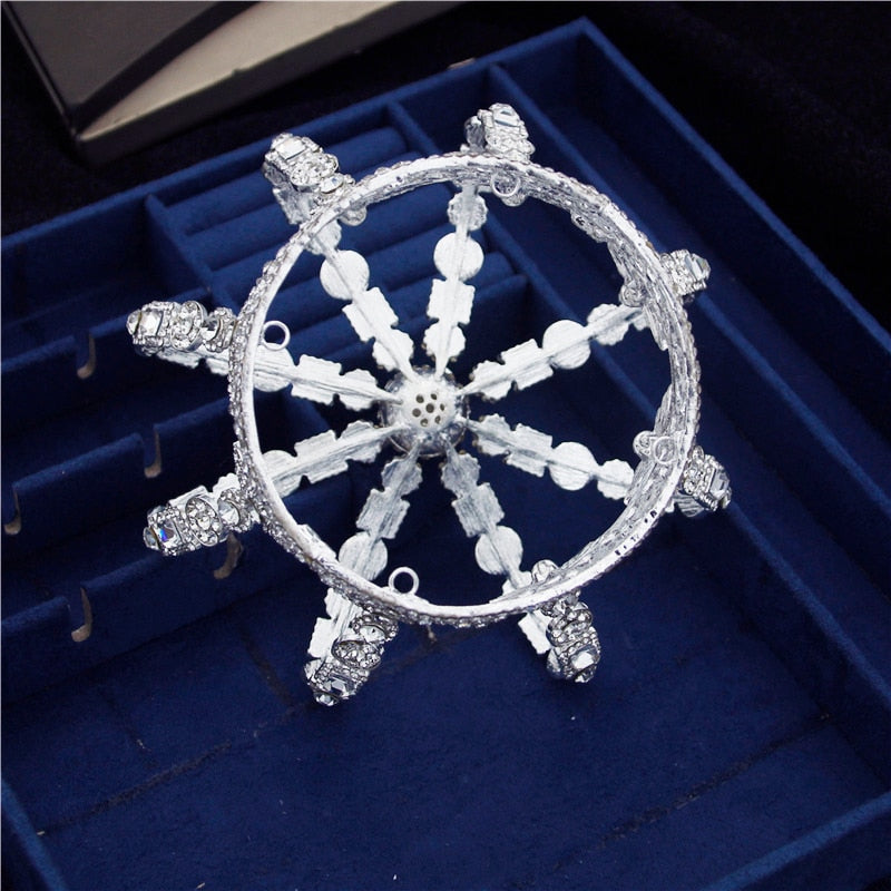 
                      
                        Crystal Cross Royal Crown  Prom Party Queen King Accessory 2
                      
                    