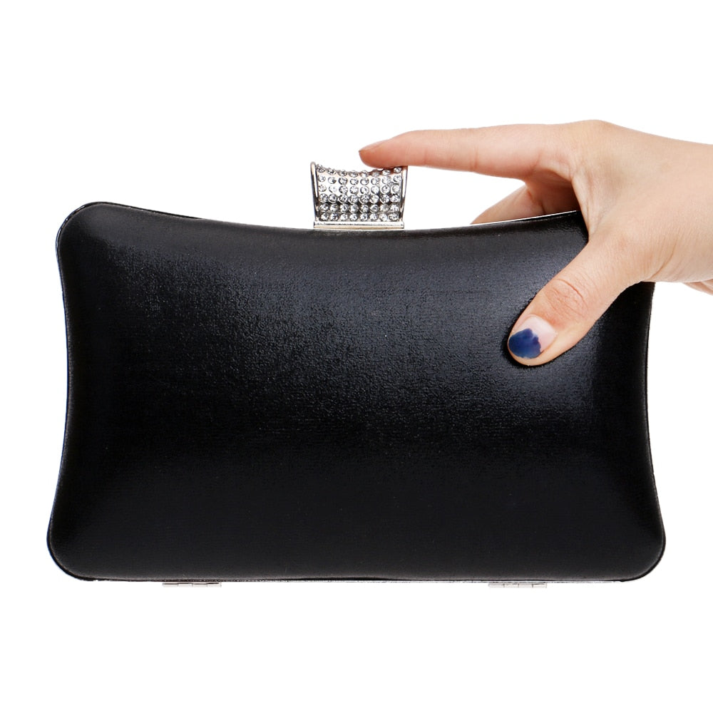 
                      
                        Simple Design Metal Diamond Evening Bag Clutche Purse
                      
                    