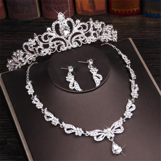 Quinceañera Prom Pageant Party Necklace Earring Sets Jewelry Accessories