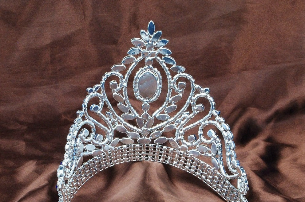 Austrian Rhinestone Crystal Birthday  Beauty Pageant Crown Prom Party Accessory