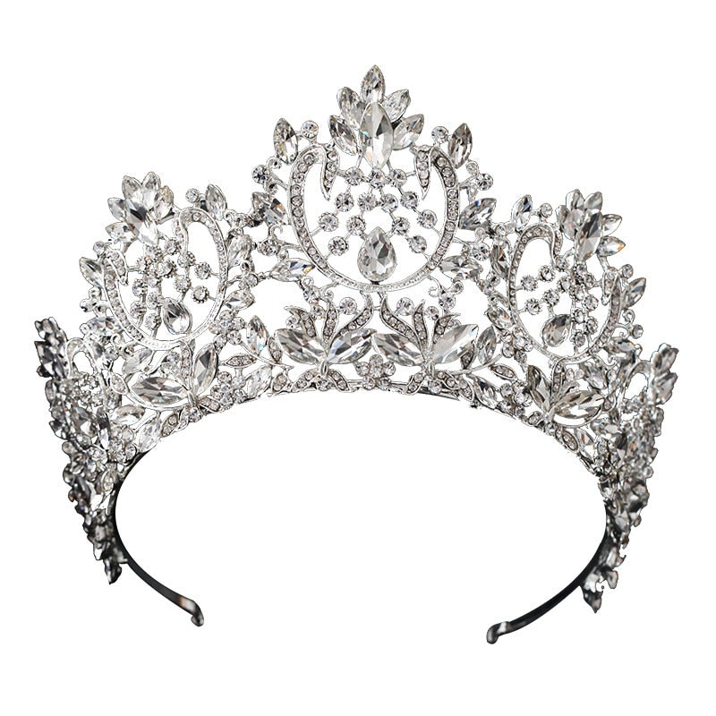 
                      
                        Vintage European Bridal Wedding Tiara  Crystal Crown Wedding Hair Accessory
                      
                    