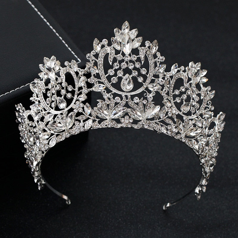 
                      
                        Vintage European Bridal Wedding Tiara  Crystal Crown Wedding Hair Accessory
                      
                    