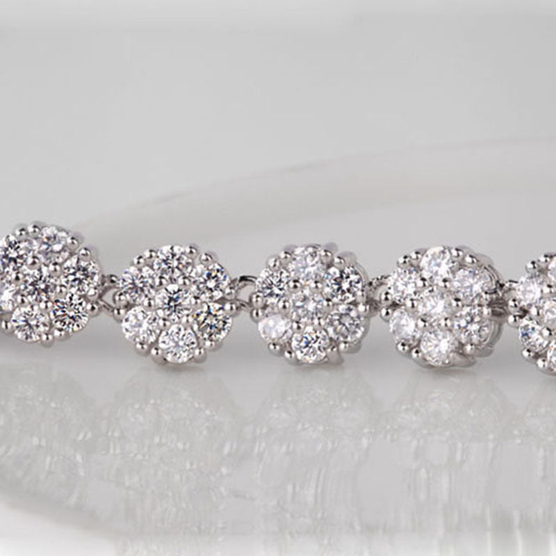 
                      
                        Elegant White Gold-Color AAA+ Cubic Zirconia Stone Necklace Wedding  Jewelry Set
                      
                    