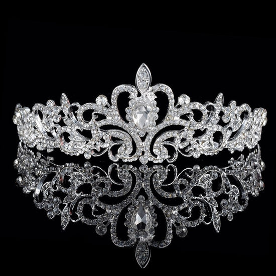 Load image into Gallery viewer, Bridal Pageant Prom Birthday Crystal  Crown Princess Rhinestone Tiara
