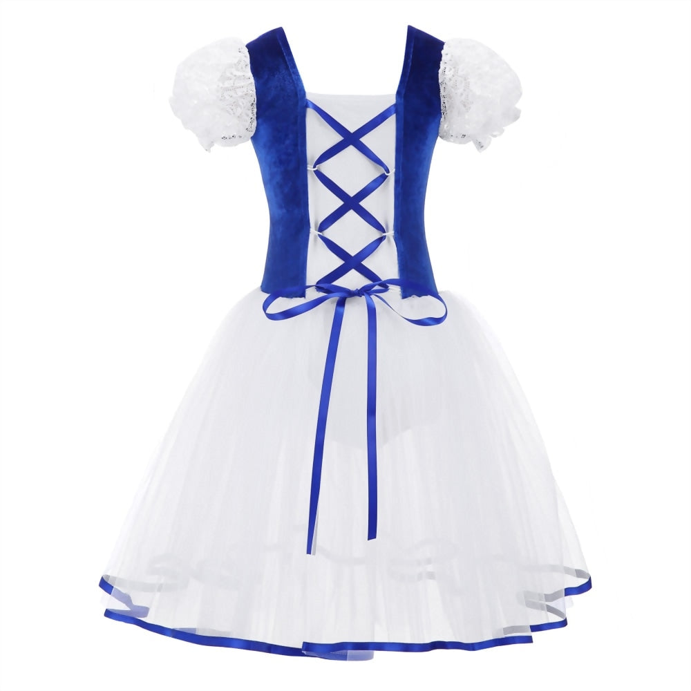 
                      
                        Girls  Ballet Tutu Dress Velvet Body Mesh Skirt Dance Gymnastics Leotard Costume
                      
                    
