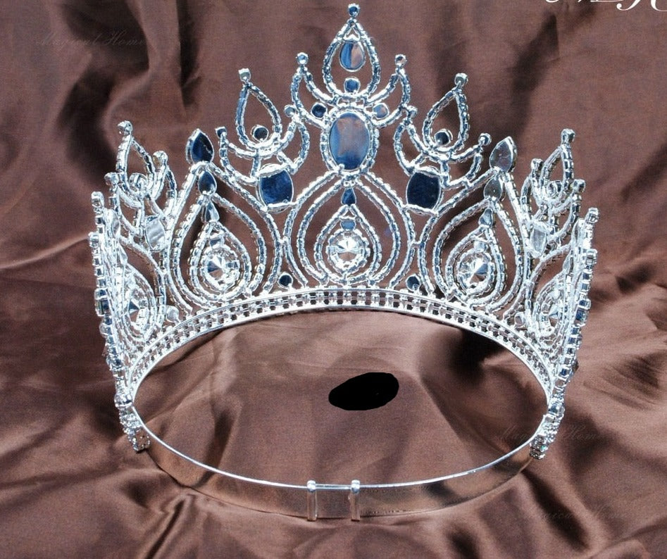 
                      
                        Magnificent Tiara Diadem Large Crown Clear Crystal Austrian Rhinestone Wedding Pageant Hair Accessory
                      
                    