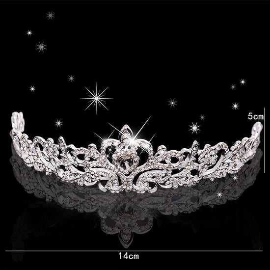Load image into Gallery viewer, Bridal Pageant Prom Birthday Crystal  Crown Princess Rhinestone Tiara
