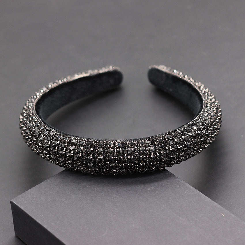 
                      
                        Luxury Colorful Rhinestone Retro Sponge Headbands
                      
                    