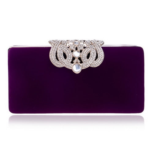 
                      
                        Ladies Mini Evening Bag Crystal Diamond Clasp Purse
                      
                    