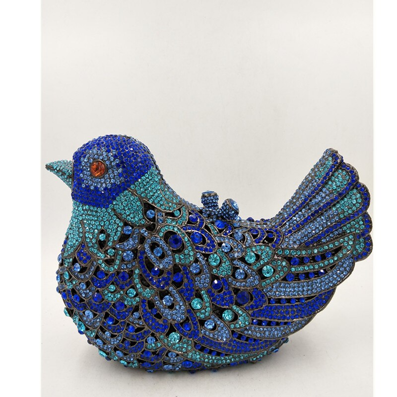 
                      
                        Novelty Animal Bird Handmade Crystal Clutch Purse Handbag
                      
                    