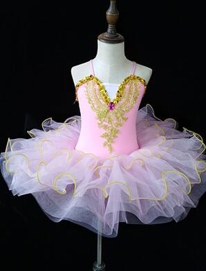 Girls Performance Ballerina Tutu Princess Costume