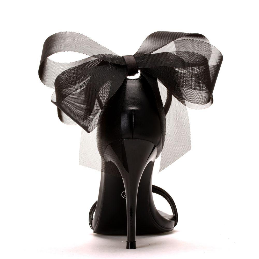 
                      
                        Sweet Bow Knot Elegant Ankle Strap Party Sandals Thin High Heel Wedding Shoes
                      
                    