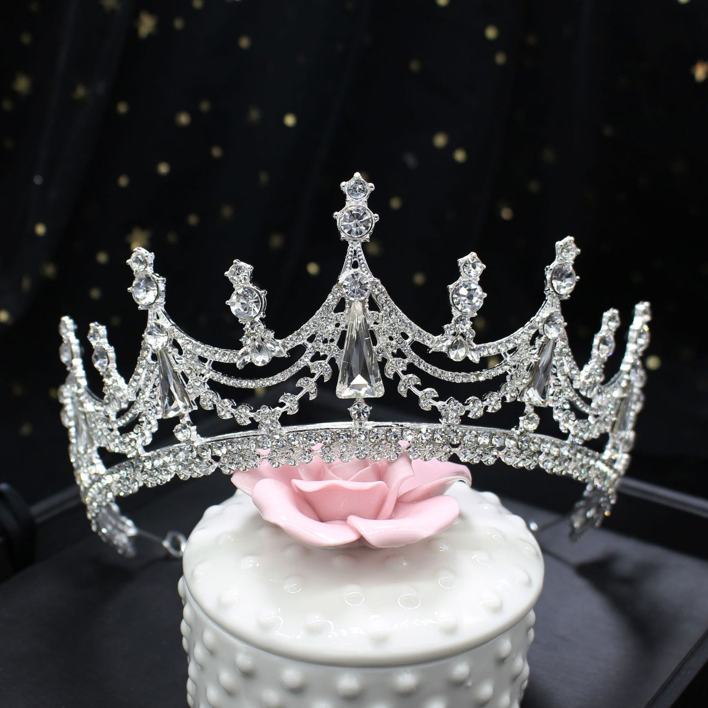 Royal Princess Crystal Rhinestone Wedding Tiara Crown
