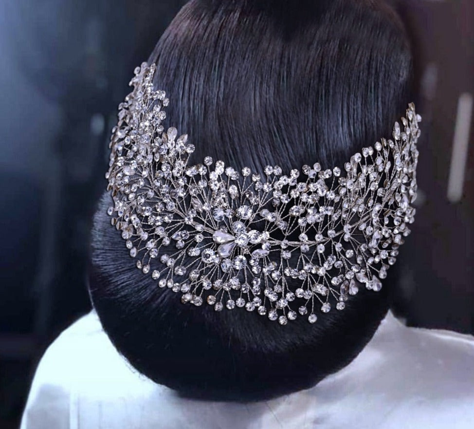 
                      
                        Rhinestone Bridal Headband Tiara Wedding Hair Accessory Headpiece
                      
                    